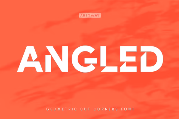 Angled-Headline-Font فونت تیتر زاویه دار