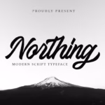 فونت اسکریپت مدرن Northing