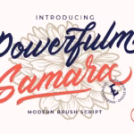 فونت Powerfulm Samara